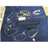 Image 1 : 4 Vintage Necklaces, & 5 Rhinestone Necklaces