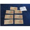 Image 1 : 7 Japanese 50 Cent Bills