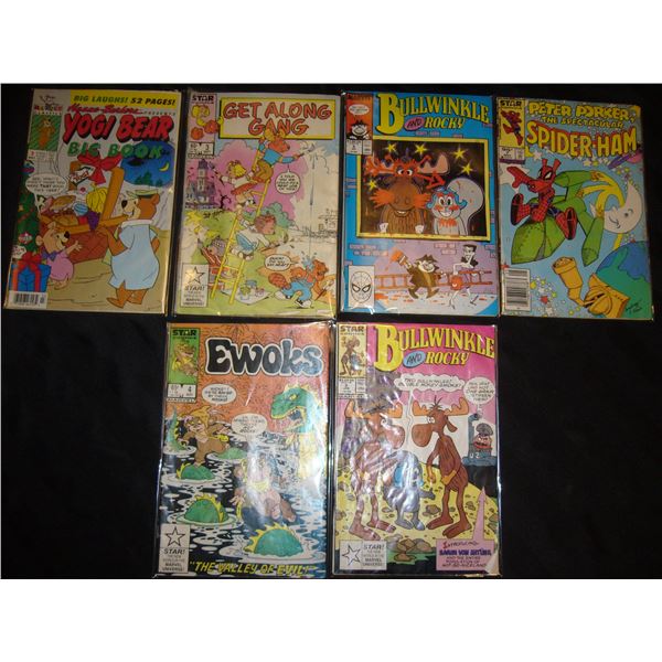 21 Comics - 1980's & Up Sad Sack, Punisher, GI Zombie, Bull Winkle, Spiderman, & More!