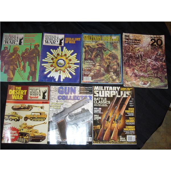 War Magazines/ Books - Military History, Military Surplus, Gun Collectors, &  The Desert War