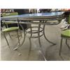 Image 3 : (FC) Retro Chrome Legged Table & 2 Chairs w Scissor Leaf