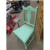 Image 3 : Painted Green Chair & Ashtray Stand