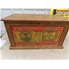 Image 1 : Wooden Chest w Captain John Adv 16" x 30" x 15"