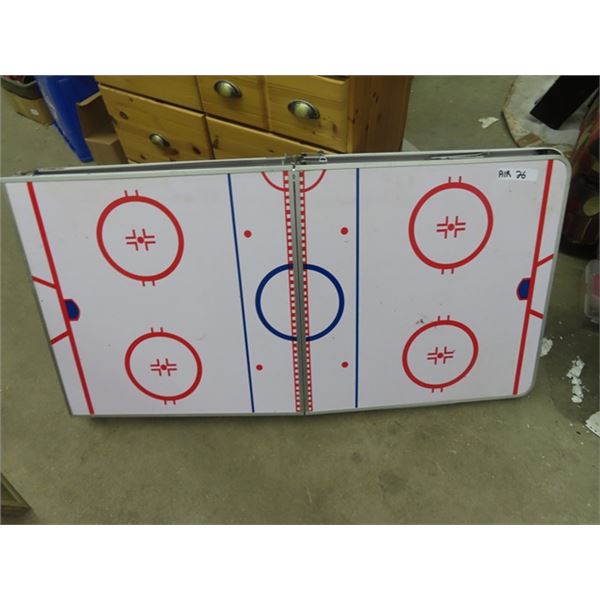 (AIR) Fold Out Folding Leg Beer Pong Table Olypmic Size (LOL- Joking) 24"x 96"
