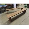 Image 1 : 2 Wooden Benches 7' Long