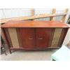 Image 1 : Fleetwood Cabinet Entertainment System AM/FM Stereo Hi Fi, Record Player/ TV Combo, Prestige Back in