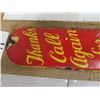 Image 2 : Porc Coca Cola Palm Press w Yellow Border - from the 40's I Believe- 13.5" x 3.5"