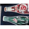 Image 2 : 2 Metal Bottle Shaped Signs 1) Mountain Dew & 1) Pepsi 22" x 7" - MODERN