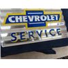 Image 3 : Modern Metal Corrigated Chev Sign 12" x 18"
