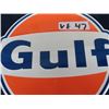 Image 2 : Metal Embossed Gulf Sign 11" x 11.5"