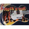 Image 2 : Metal Elec Guitar Sign 28" L Up to 11" W