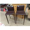 Image 1 : 2 Upholstered Bar Stools