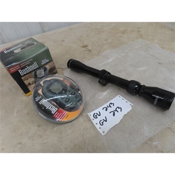 Tasco 3 x9 Scope, & Bushnell Digital Navigation