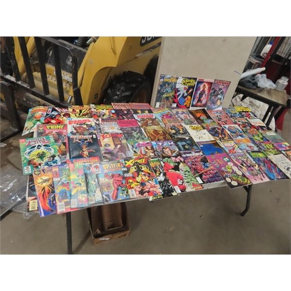 Approx 60 Misc Comics, Justic League, Terminator & More!