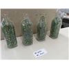 Image 2 : 4 Milk Bottles FDull of Marbles