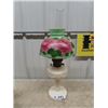 Image 1 : Aladdin Lincoln Drape Lamp w Shade - Hand Painted