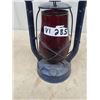 Image 2 : Dietz Lantern w Colored Red Glass
