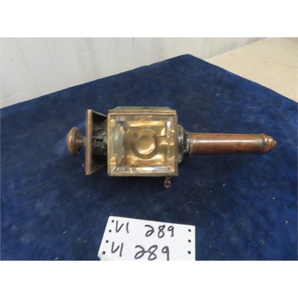 Rare Item- Vintage Carriage Candle Lamp