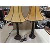 Image 1 : 2 Wooden Based Lamps