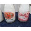 Image 2 : 3 Milk Bottles - Glencarnock Farm Dairies, ECD Dairy Edmonton, Wheat City Dairy Brandon, w Spoon