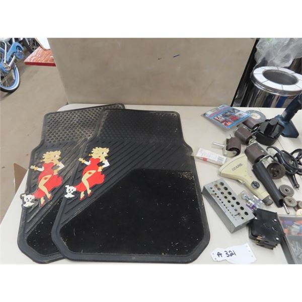 Betty Boop Car Mats, Ryobi Flashlight, Skill Saw No Battery, Misc Hardware, Casters, Electrrical Plu