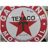 Image 2 : Modern Metal Embossed Texaco Sign 24" Rdish