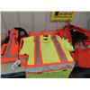 Image 1 : 4 Reflective Clothing Jacket Sz Xl, & Med 2 Size Large T Shirts