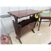 Image 2 : Vintage Tables/Magazine Rack- 20" x 24" & 19" x14"