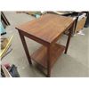 Image 2 : Oak Stand w Drawer 30" x 27" x 20"