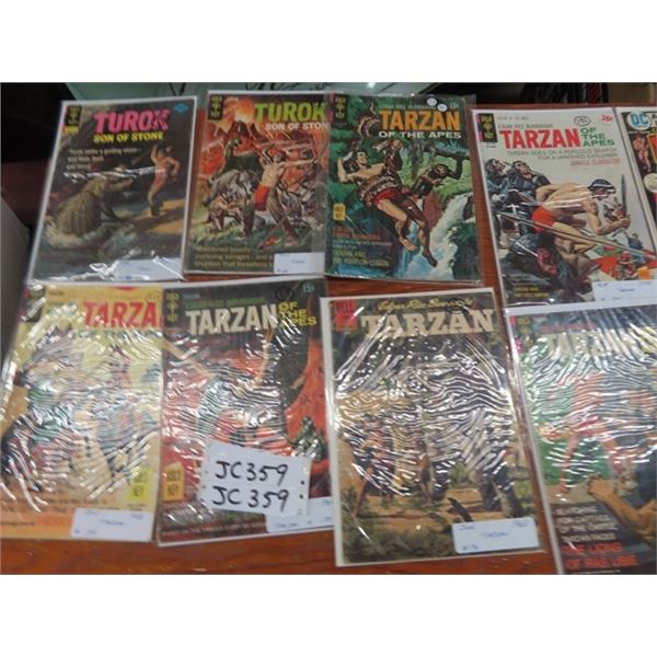 17 Comics - 15 Cents & Up- Turok, Tarzan & Korak