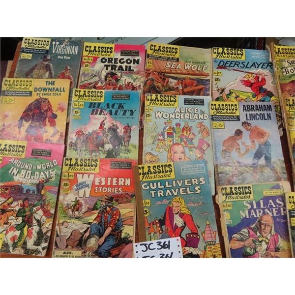 Approx 72 Classic Illustrated Magazines - 15 Cents & UP