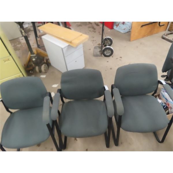 3 Waiting Room Chairs