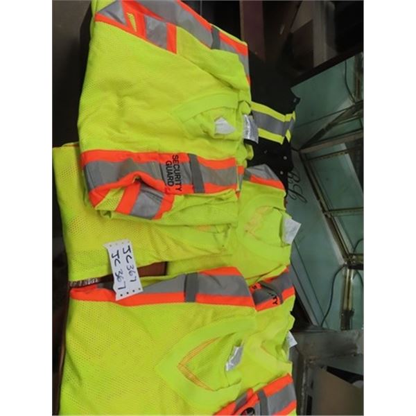 12 Safety Security Shirts Size L & XL