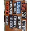 Image 1 : 18 NHL & Jets Name Pennants & Jersey Rockers