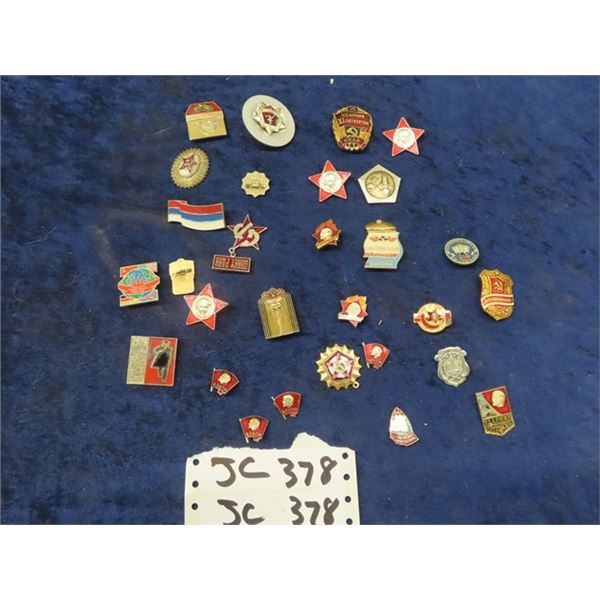 Approx 25 Plus Soviet & Russian Badges