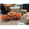 Image 2 : Approx 25 New Large Plastic/Ceramic , Wicker, Planters & Watering Cans