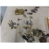 Image 2 : (GA) Old Keys, Locks, GE , RCA, Marconi Tubes, Wooden Box 25" x 13" , Versatile Tractor Books