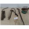 Image 1 : 2 Grease Guns, Crowbar, Coleman Model 500 Kerosene Cooker