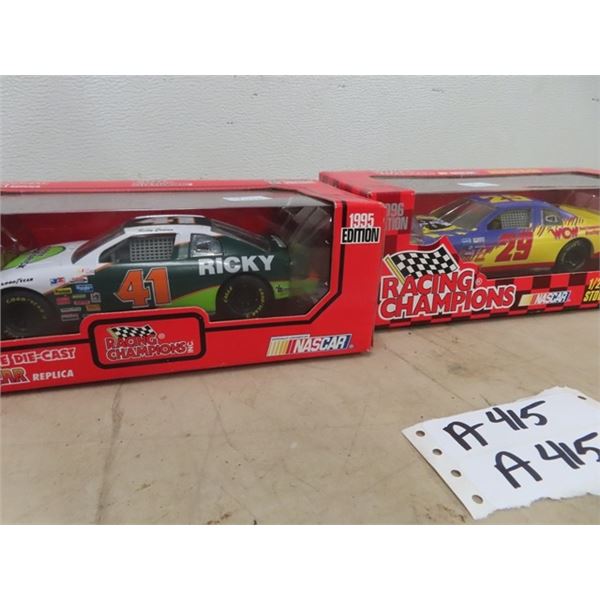 2 Nascar Die Cast Collector Cars 1995 & 1996