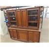Image 1 : (FU) Buffet China Cabinet 68"x 66" x 18"