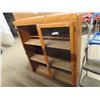 Image 1 : (FU) 2 Door Display Case - 1 Glass of Door is Missing 55" x 48" x 12"