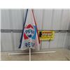 Image 2 : (FU) Vintage Pepsi Pation Umbrella, Tackle Box & Net Coleman Heater, Popcorn Maker, Fire Extinguishe