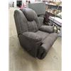 Image 1 : Microsuede Rocker Recliner Chair