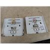 Image 1 : 2 Set Porc Gilbarco Face Plates