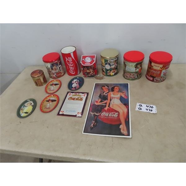 Coca Cola Collectibles , Sign , Tin, Tip Trays, Bottle Opener