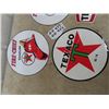 Image 2 : 4 Texaco Stickers, 3- 12" RD & 1 - 5" x 8"