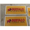 Image 2 : 4 Buffalo Gasoline Stickers 5" X 11"