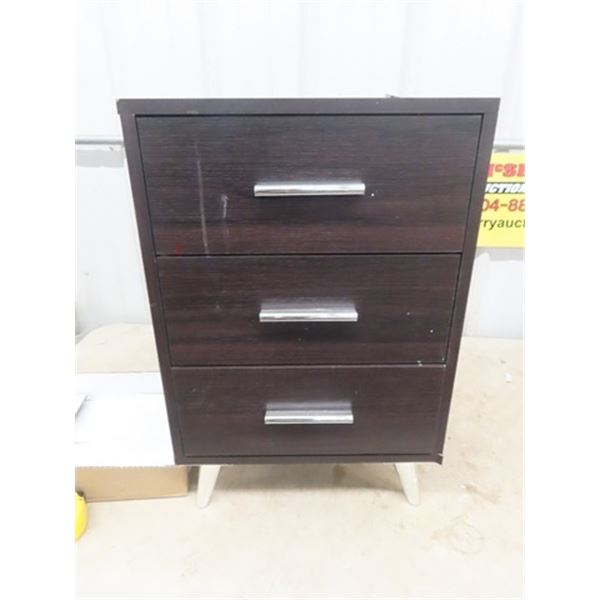 3 Drawer Nite Stand 24" x 16" x 12"