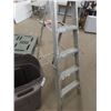 Image 3 : Alum Step Ladder & 2 Garbage Cans