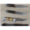 Image 2 : 5 Hunting, & Butcher Knives